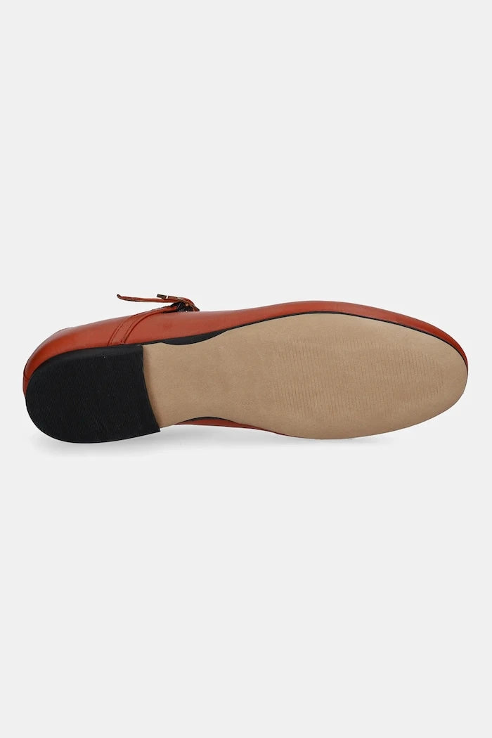 Tommy Hilfiger Deri Balerin SMOOTH LEATHER T-BAR BALLERINA