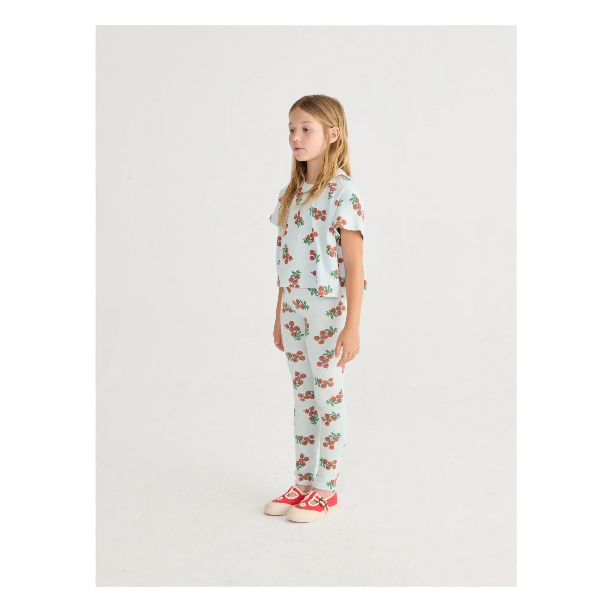 Bobo Choses - Organic Cotton Tomato Legging | Pale blue