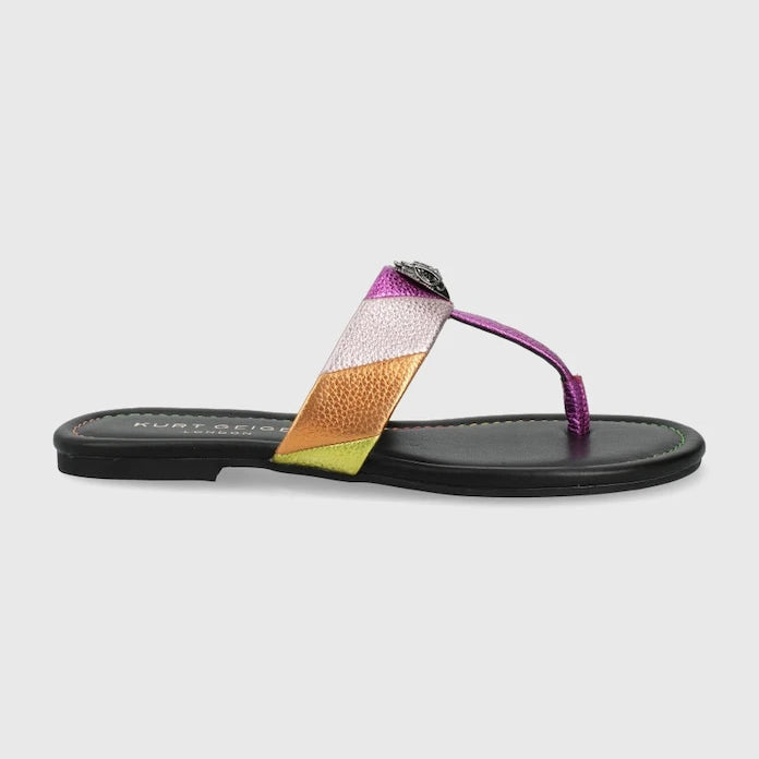 Kurt Geiger London Kensington T-Bar Deri Terlik