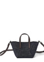 Mini Denim-Effect BC Duo Tote Bag