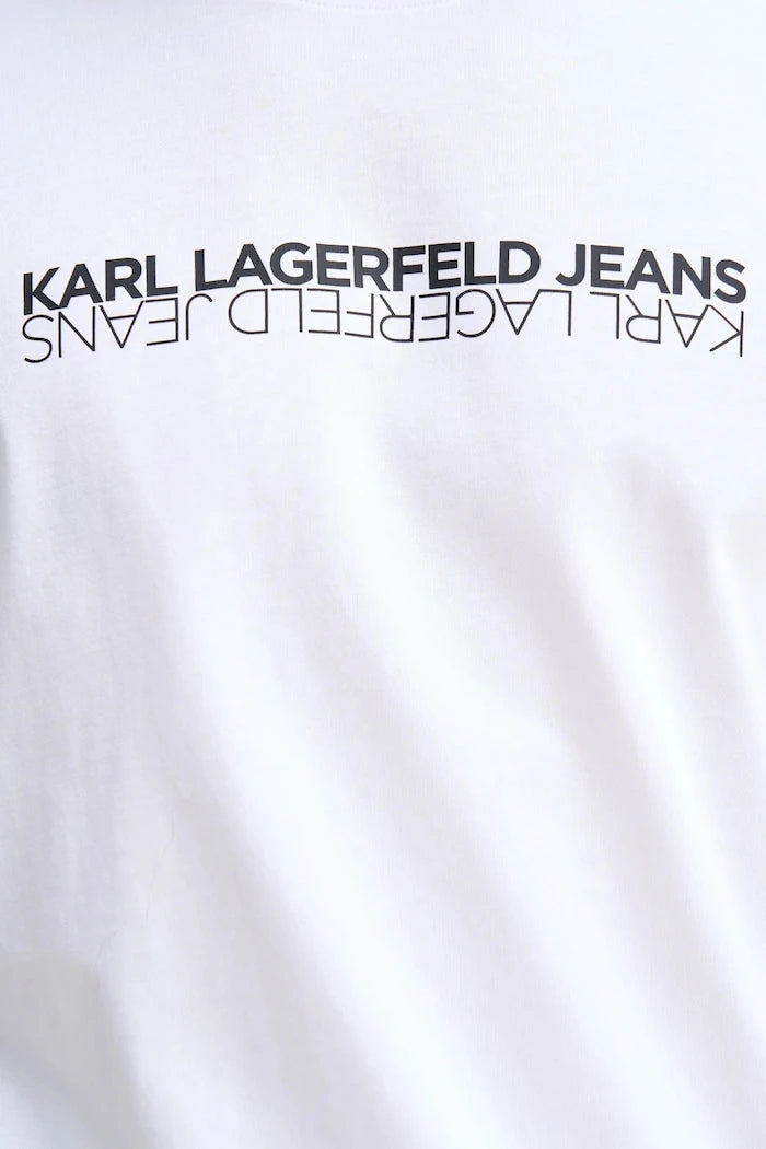 Pamuklu Tişört Karl Lagerfeld Jeans
