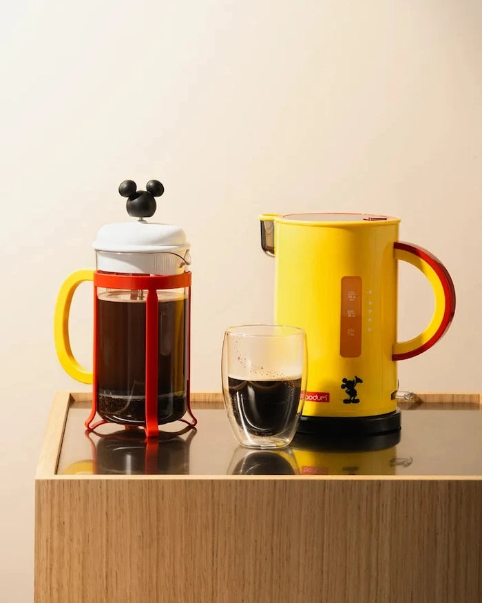 Bodum borosilikat cam kahve demlik Jawa Disney-Mickey 1 l