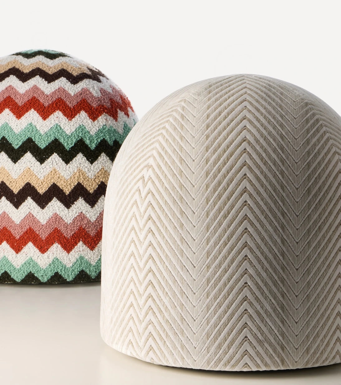 Missoni - مقعد زيجي المخملي للاستخدام الخارجي