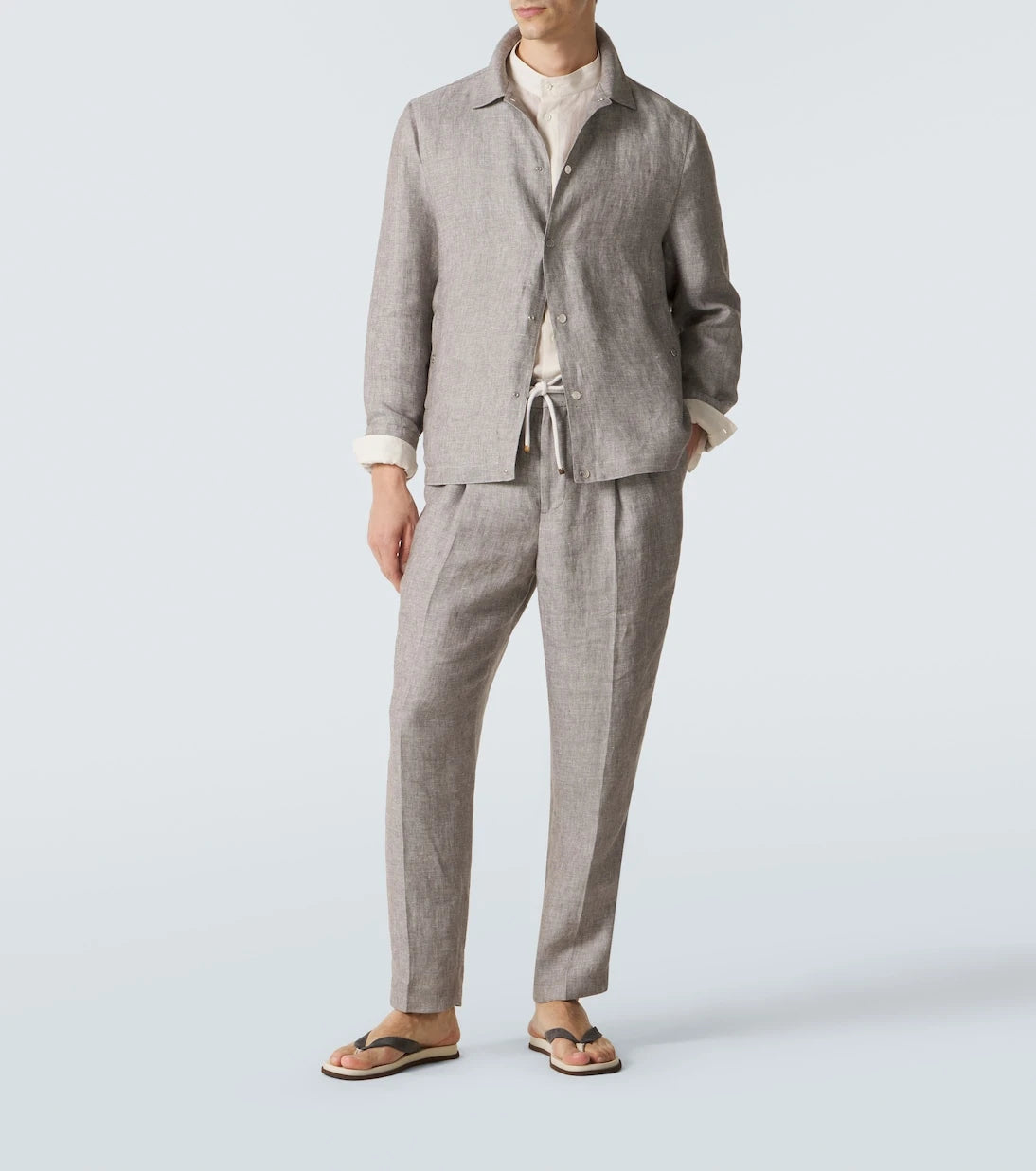 Brunello Cucinelli - Suede thong sandals