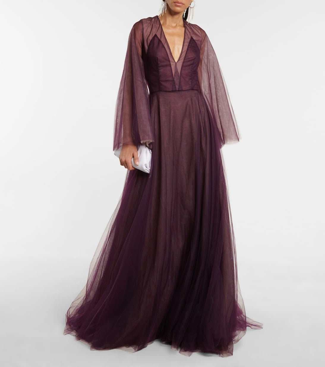 Costarellos - Jolie layered tulle gown