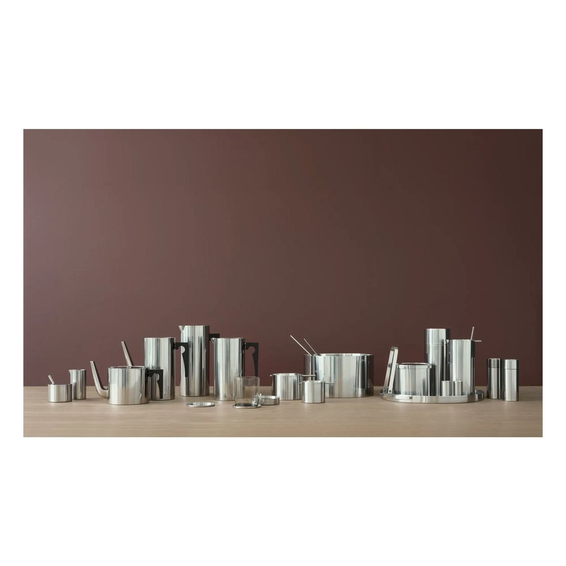 Stelton - Arne Jacobsen piston coffee maker | Steel