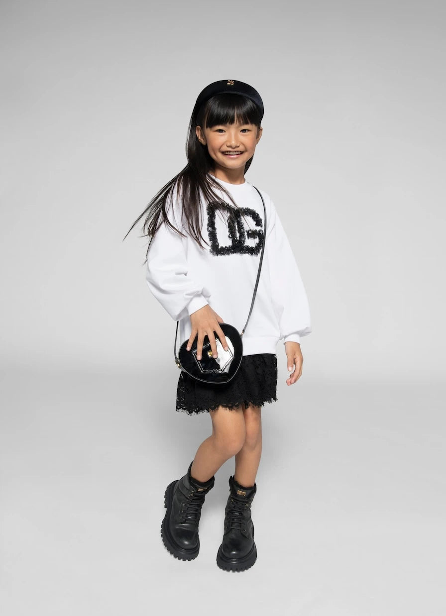 Dolce&Gabbana Kids - DG cotton jersey dress