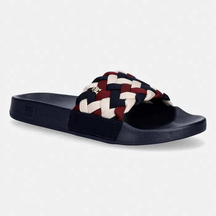 Tommy Hilfiger Kadın Terlik TH BRAIDED POOL SLIDE