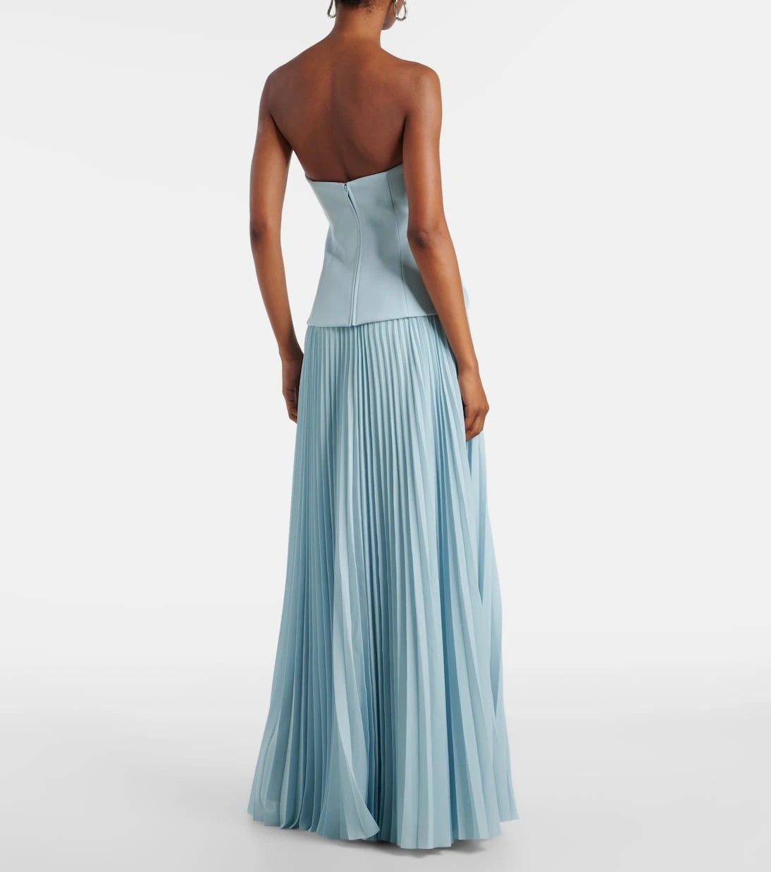 Solace London - Britt pleated gown