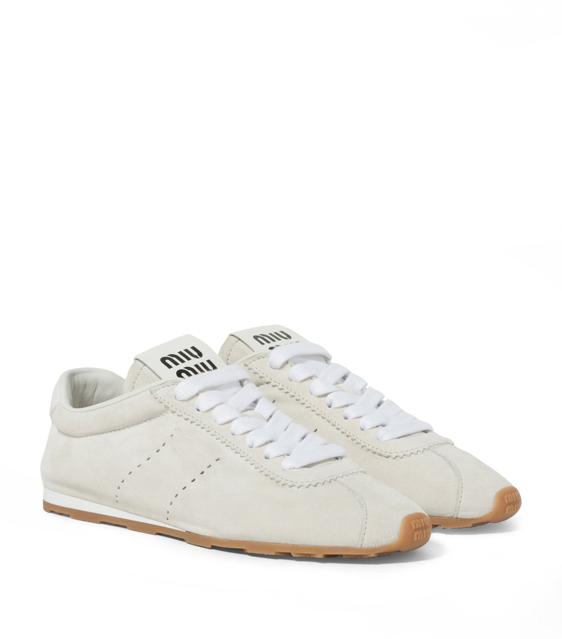 White Suede Sneakers