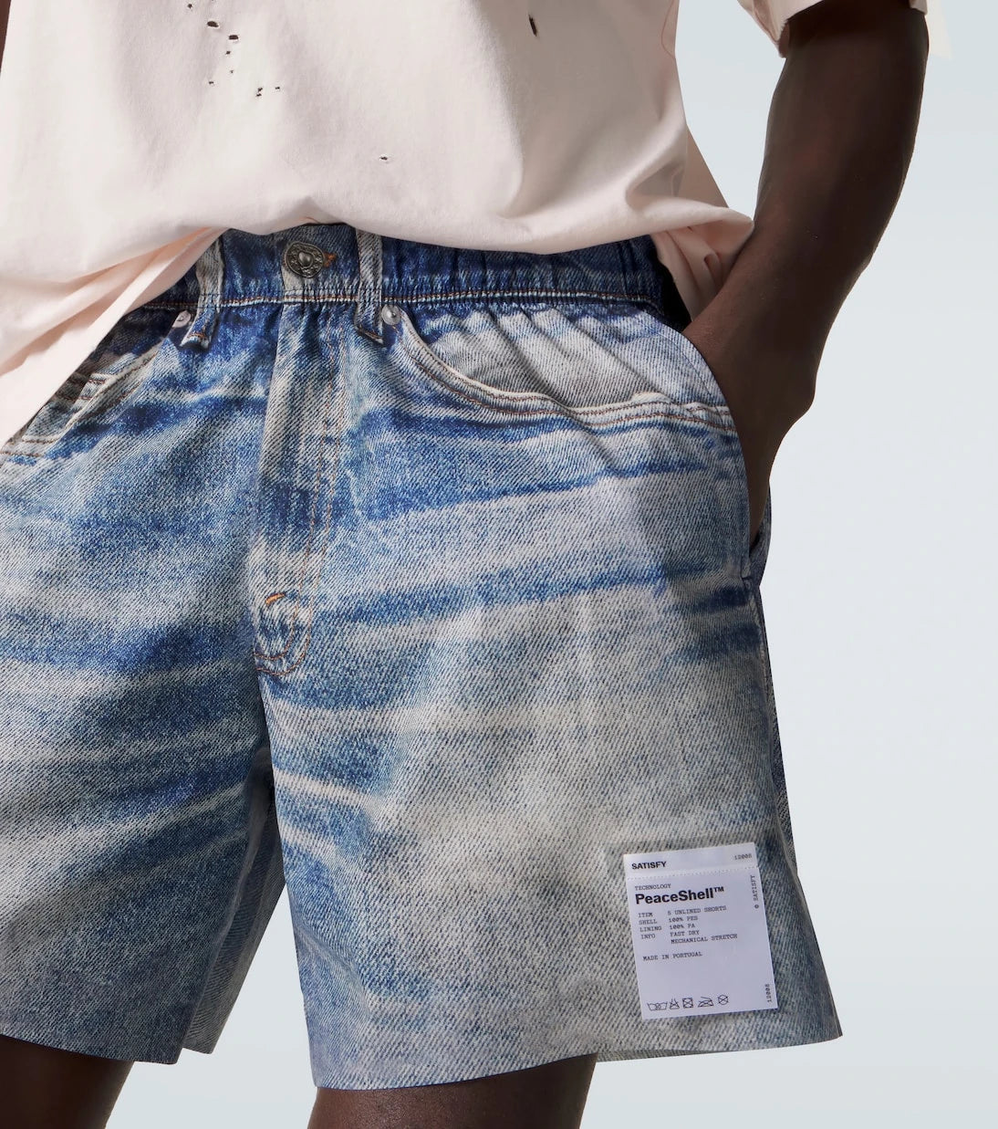 Satisfy - PeaceShell 5" trompe l'œil shorts