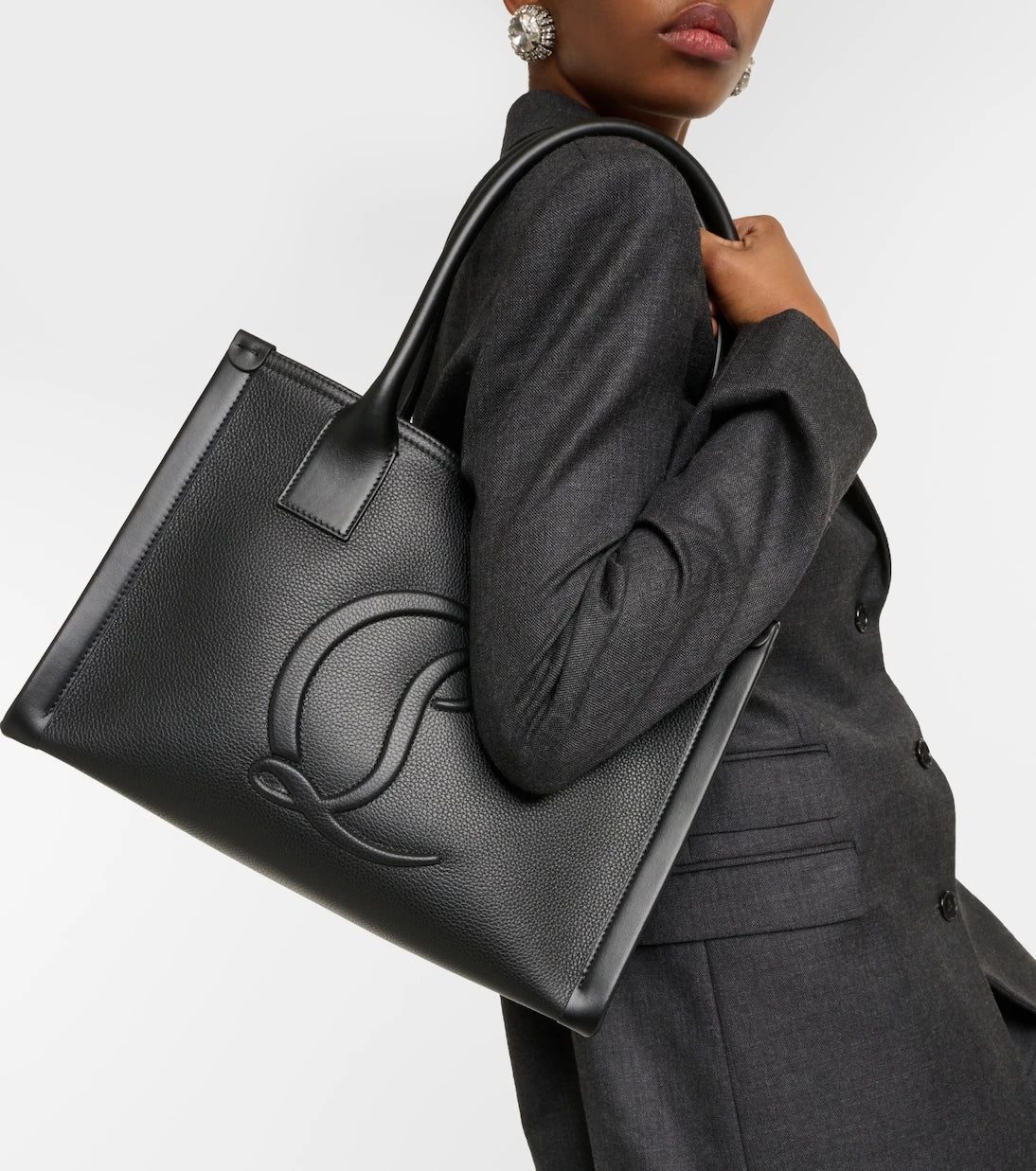 Christian Louboutin - By My Side Large leather tote bag