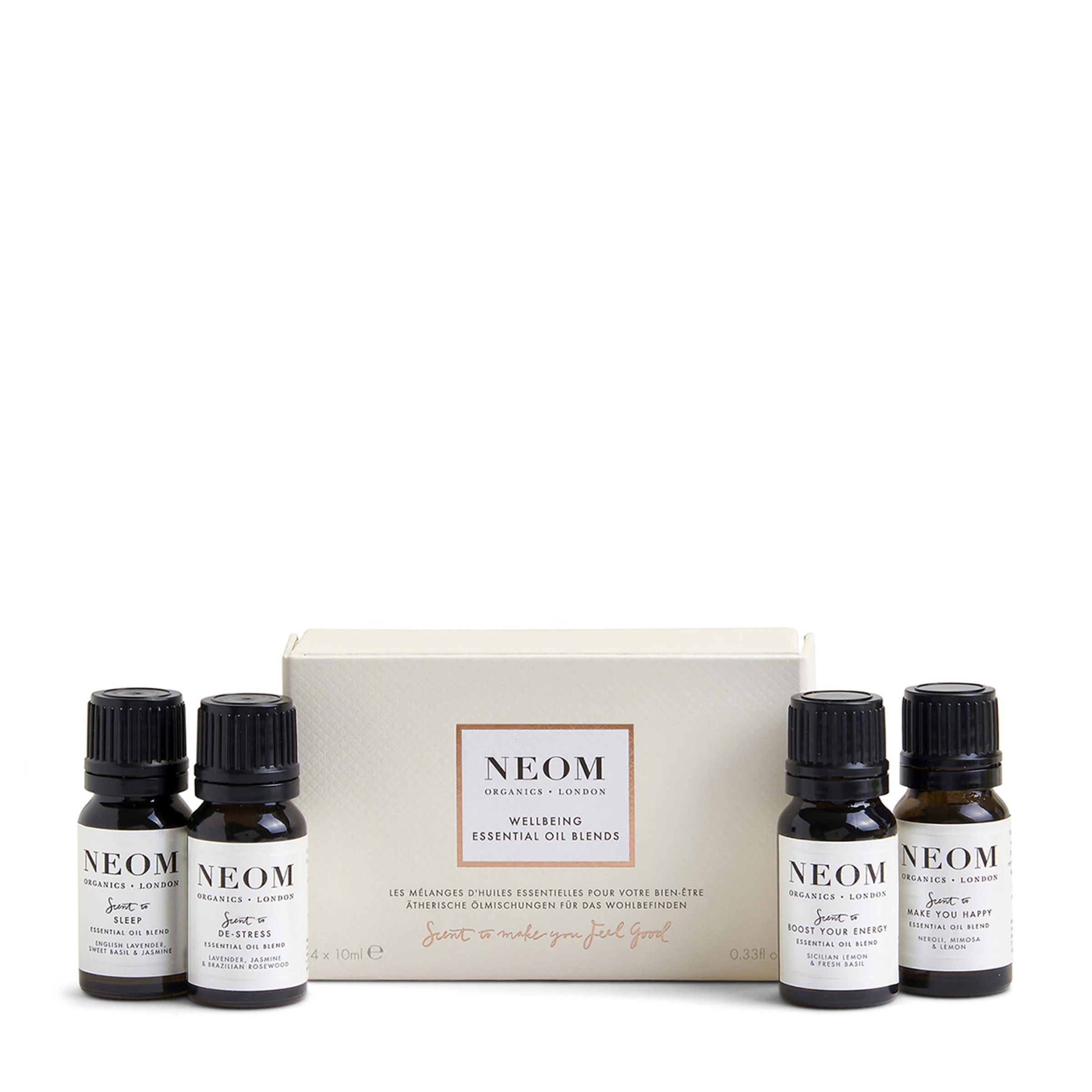NEOM Wellbeing Essential Oil Blend Set