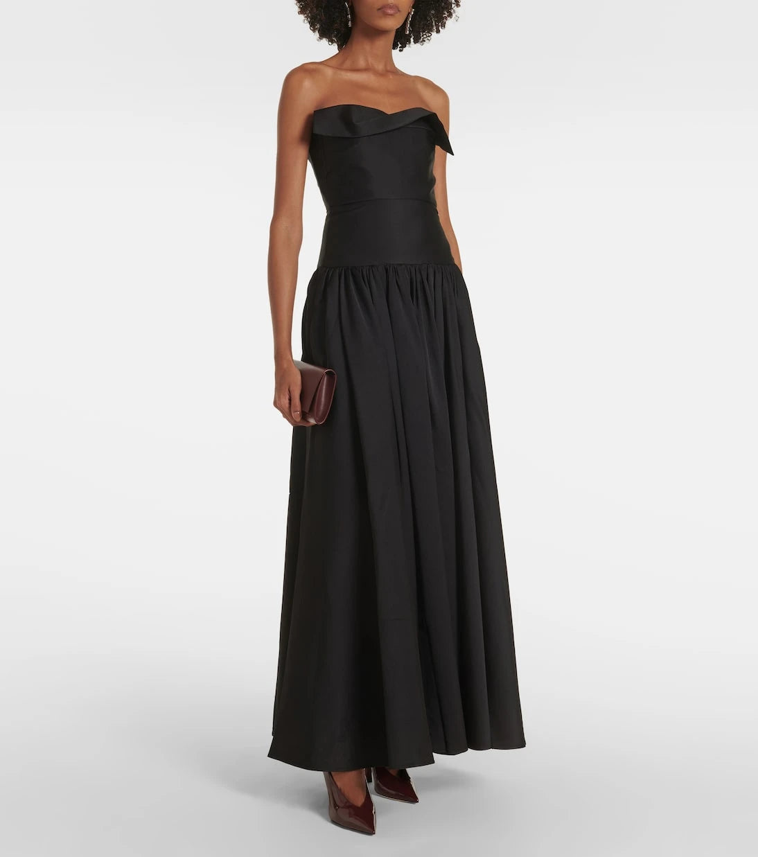 Roland Mouret - Strapless silk-blend taffeta gown