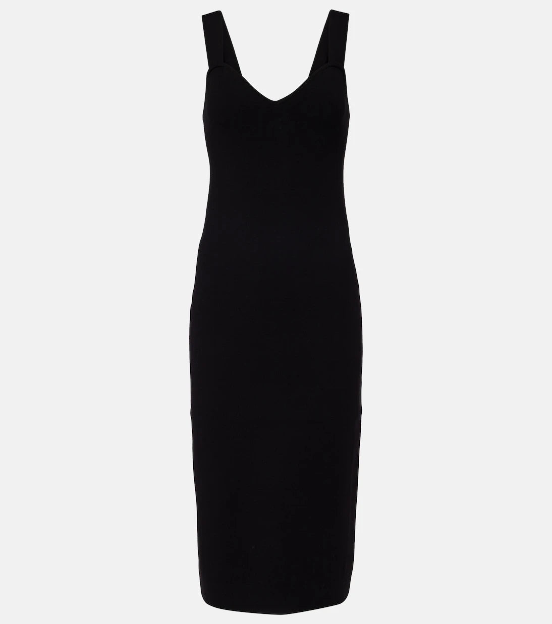 Max Mara - Teak knitted midi dress