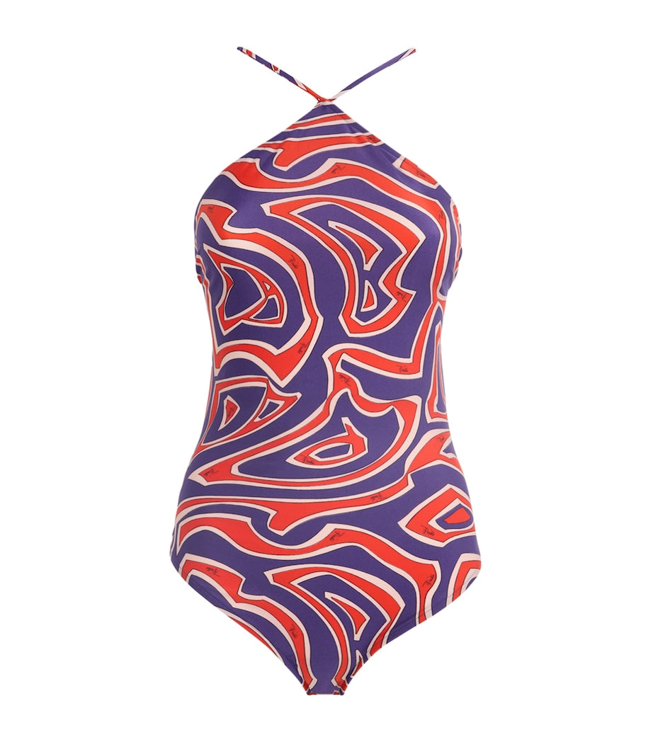 Multi Halterneck Labirinto Swimsuit