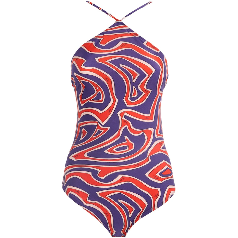 Multi Halterneck Labirinto Swimsuit