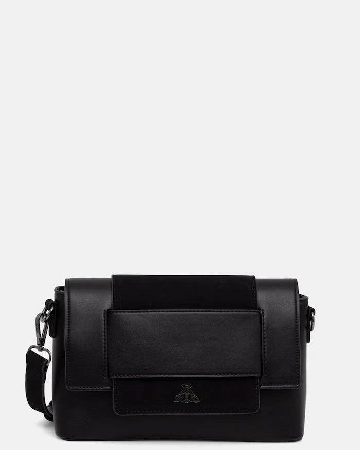 Medicine suni deri crossbody kadın çantası