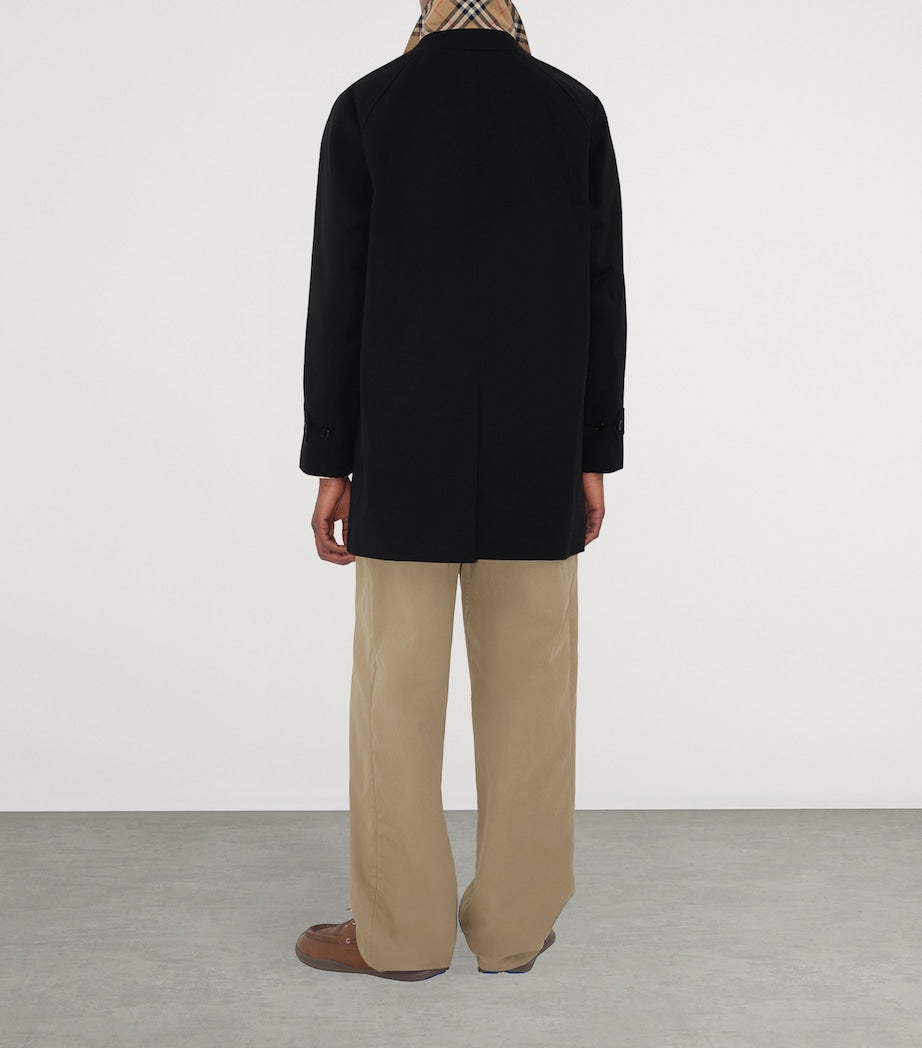 Black Cotton Camden Heritage Short Car Coat