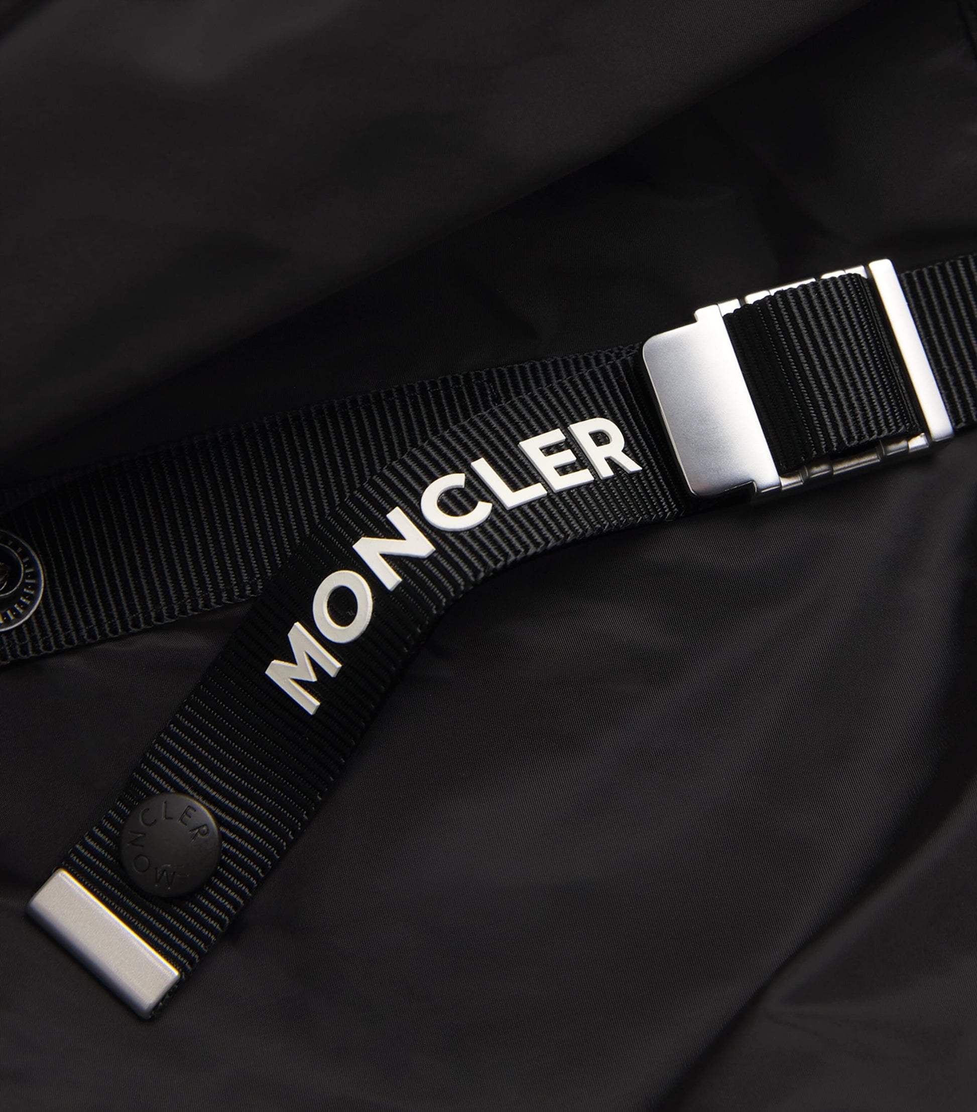 Moncler Black Water-Repellent Remoray Windbreaker Jacket