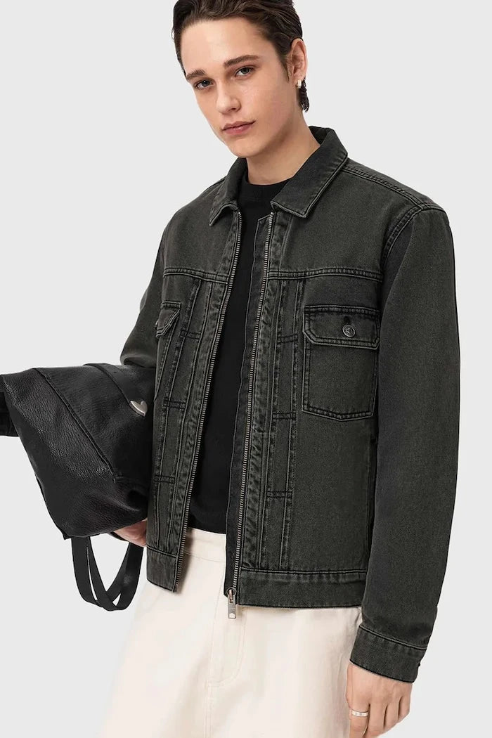 Дънково яке AllSaints BRIGHTMORE