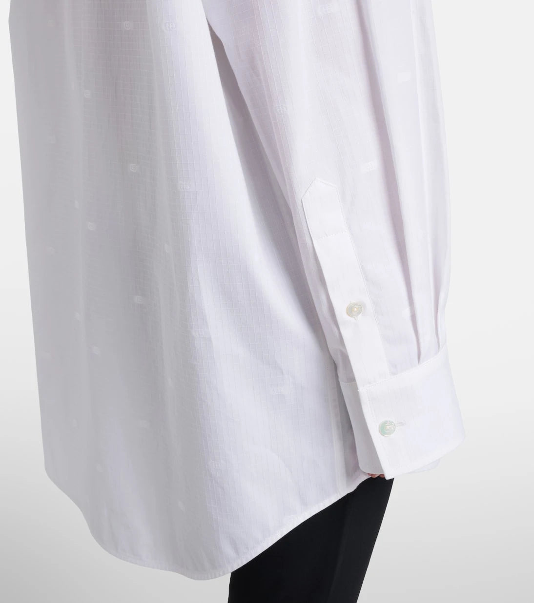 Gucci - GG checked cotton poplin shirt