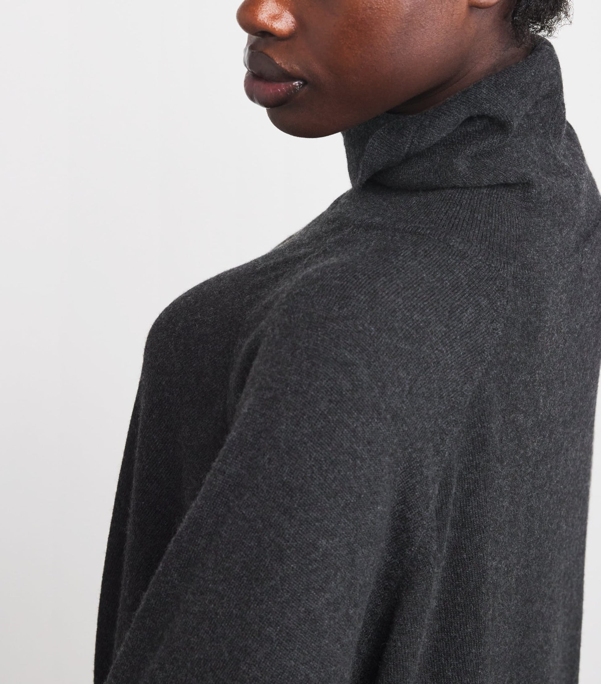 Cashmere Rollneck Sweater Dress