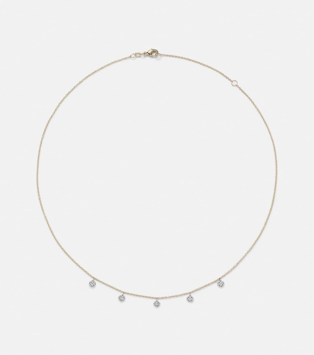 Stone and Strand - Disco 10kt gold necklace with diamonds
