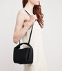 Toteme Black Petite Satin Bucket Bag