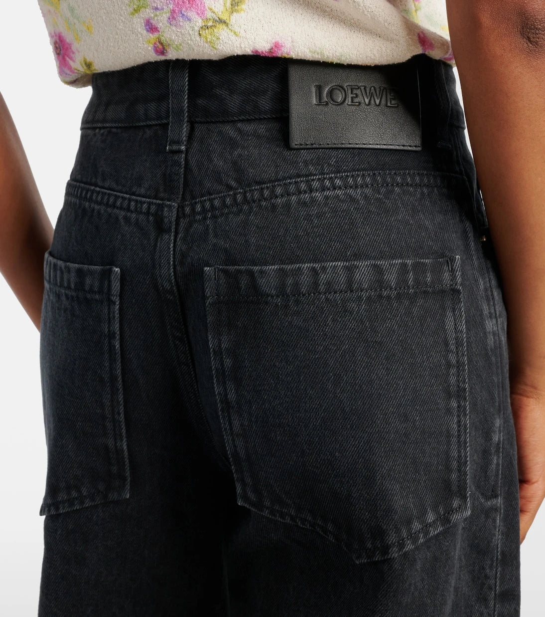 Loewe - Anagram wide-leg jeans