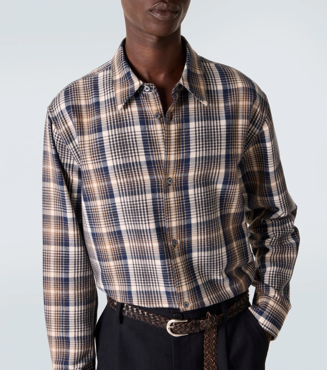 Studio Nicholson - x Aaron Levine View checked cotton shirt