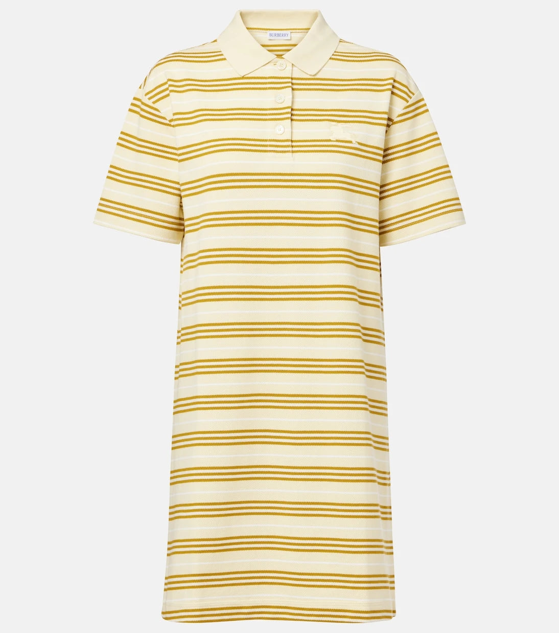 Burberry - Icon Stripe cotton piquet minidress