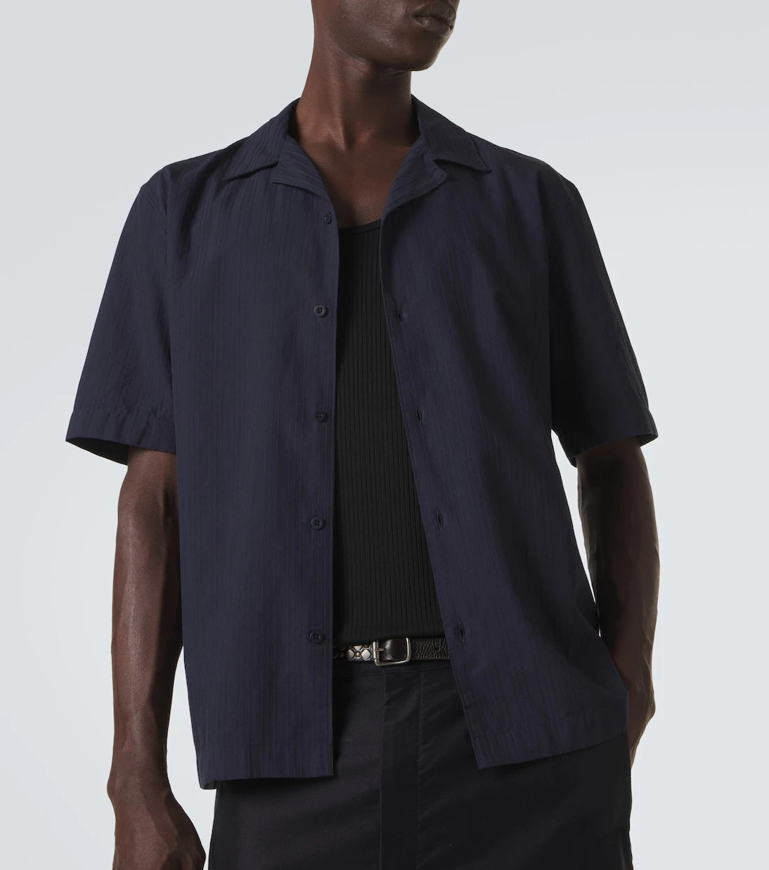 Sunspel - Striped cotton shirt