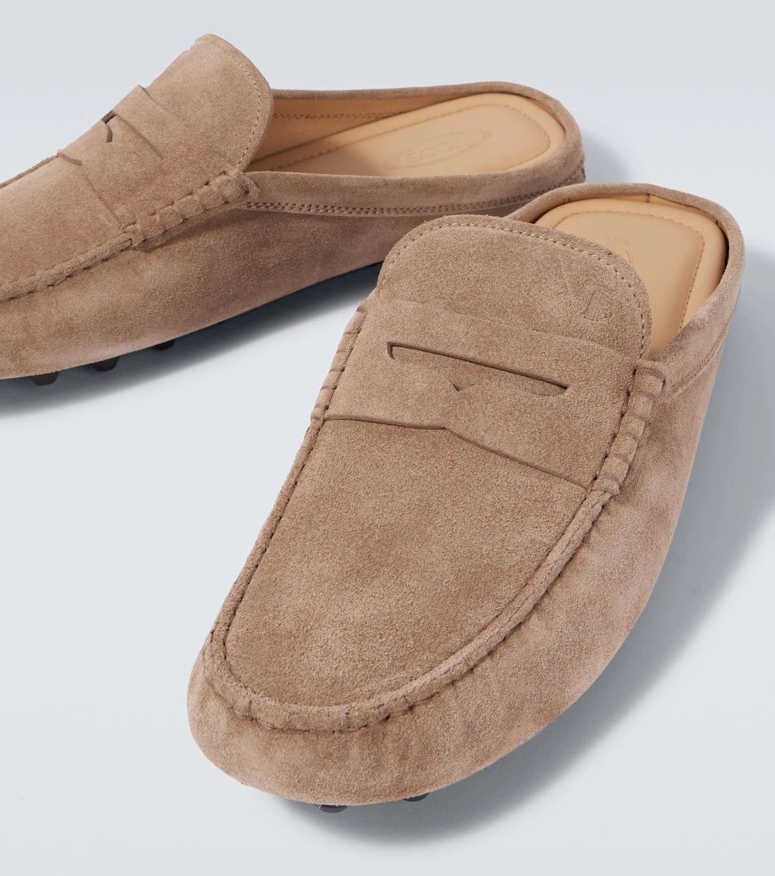 Tod's - Gommino Bubble suede mules