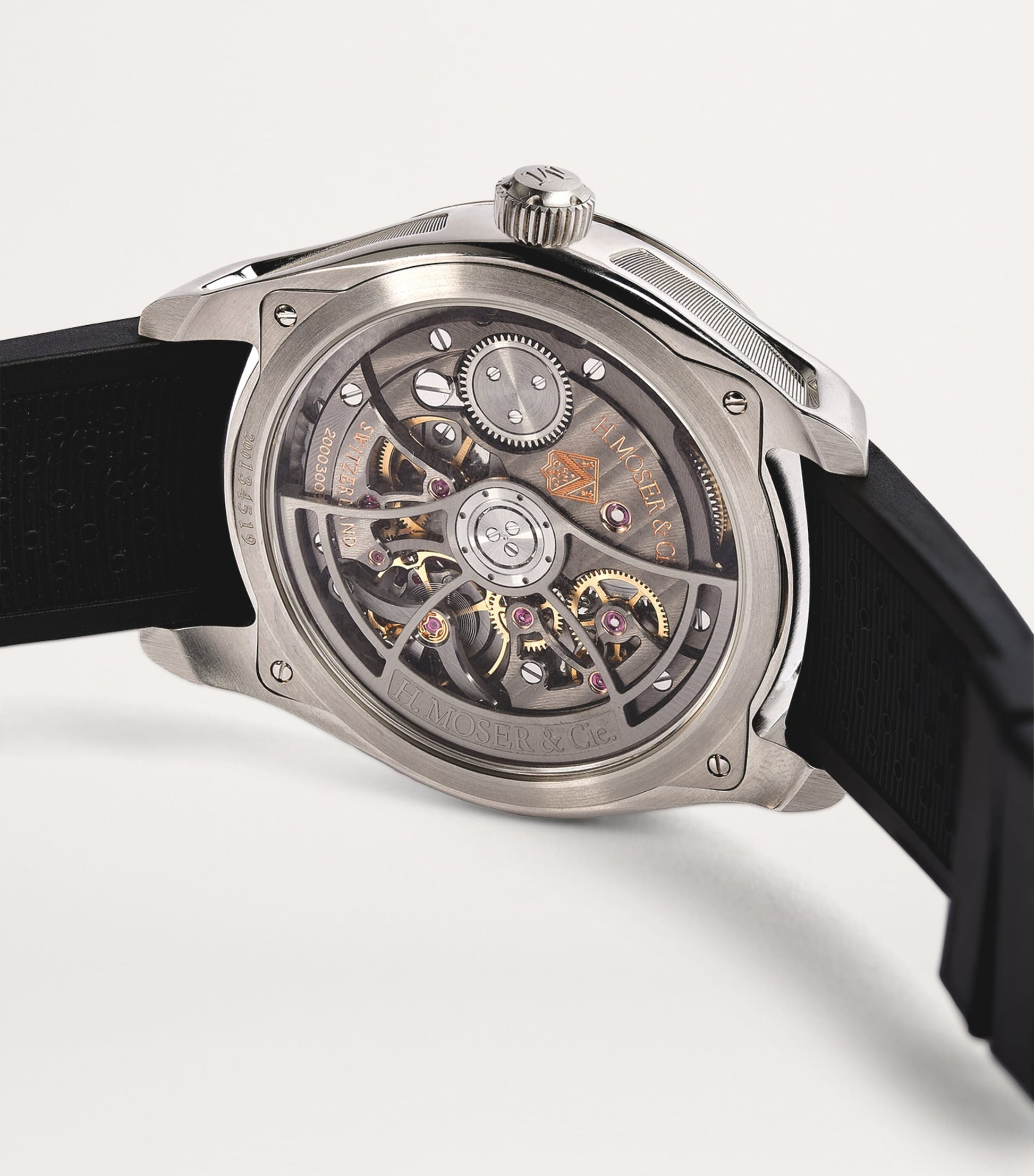H. Moser & Cie Stainless Steel Pioneer Centre Seconds Watch 40mm