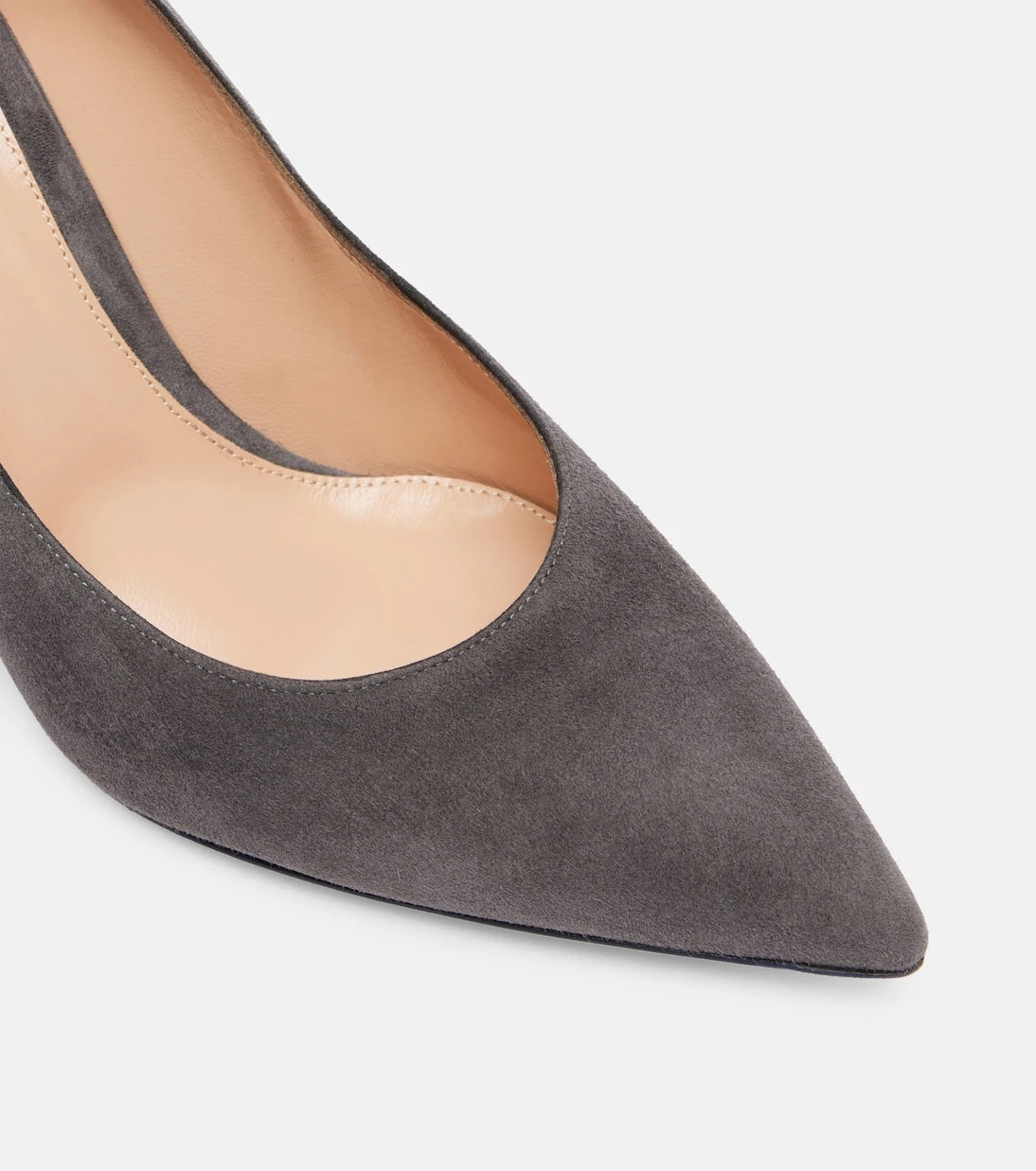 Gianvito Rossi - حذاء Gianvito 85 بكعب عالٍ من الشمواه