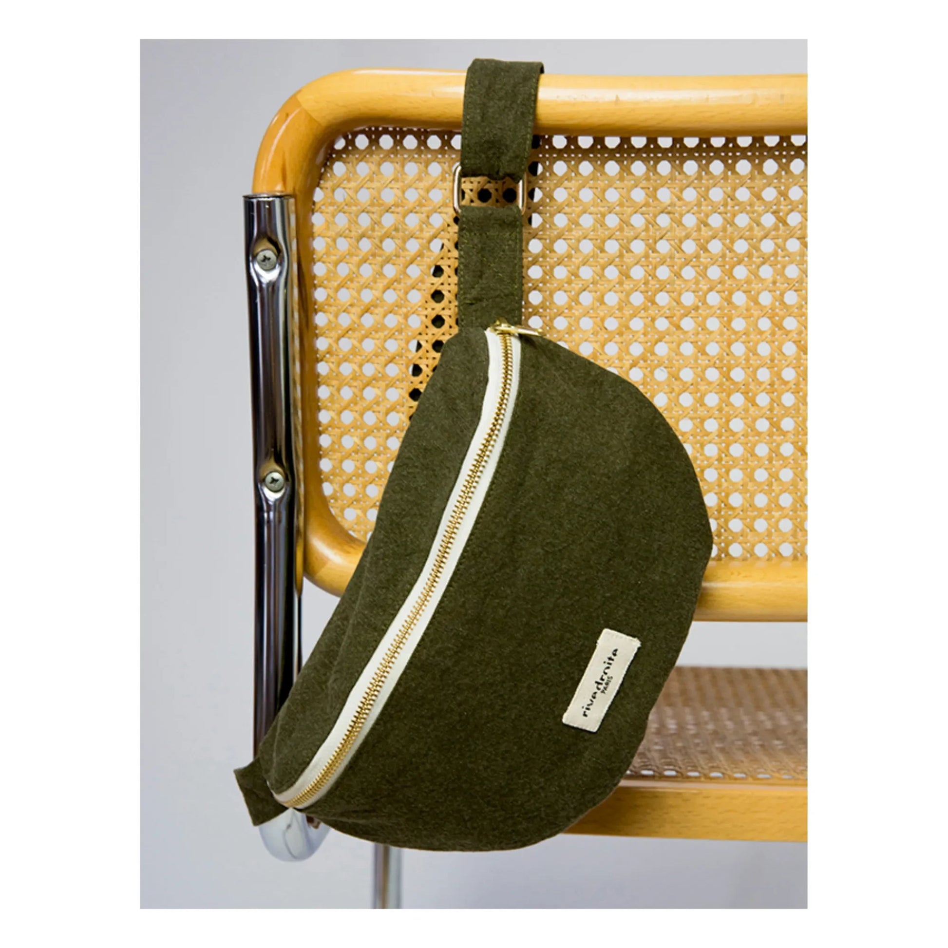 rivedroite - Custine Recycled Cotton Bumbag  | Khaki