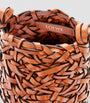 LOEWE Brown Small Leather Nest Bag
