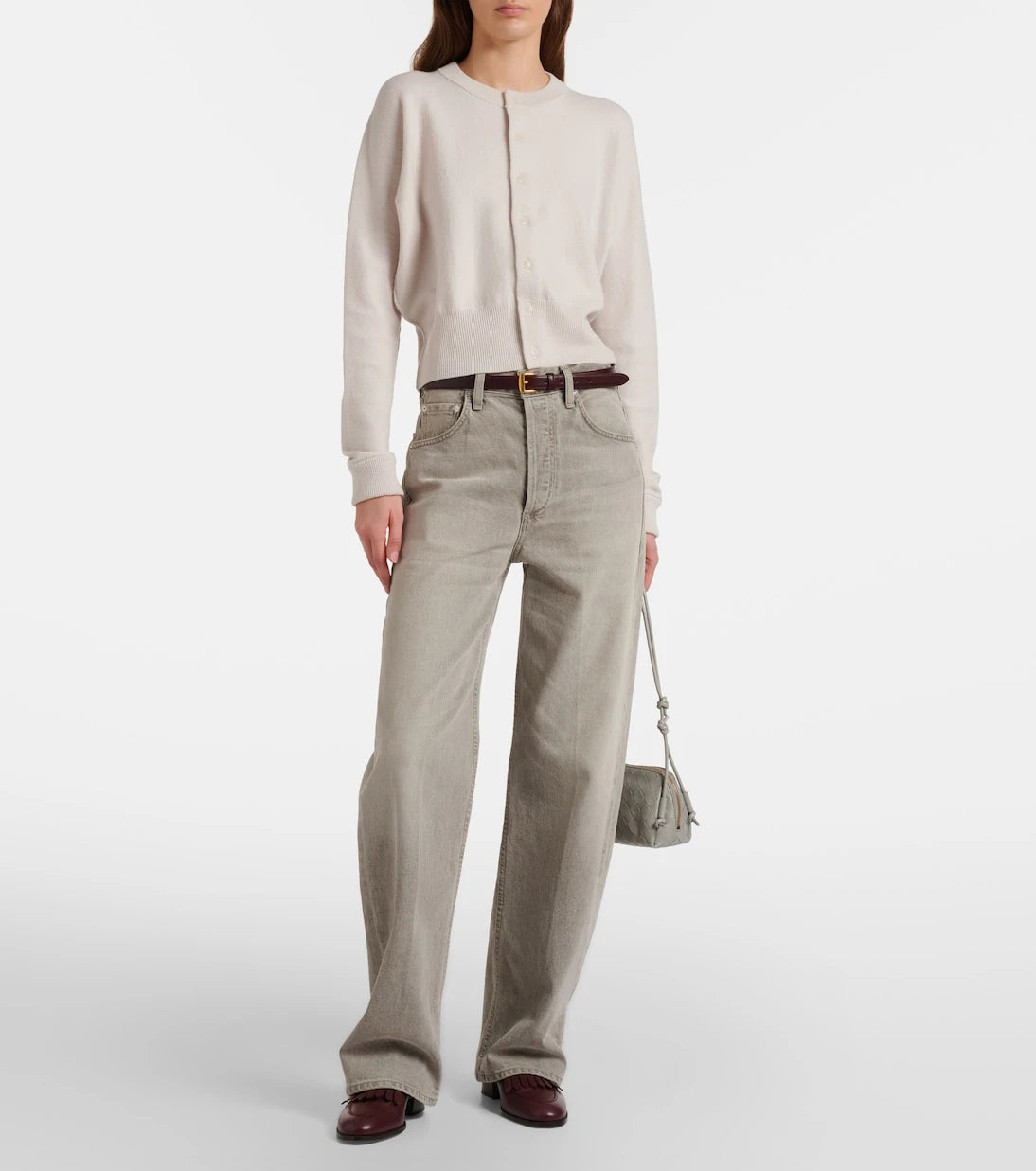 Extreme Cashmere - Blouson cashmere-blend cardigan