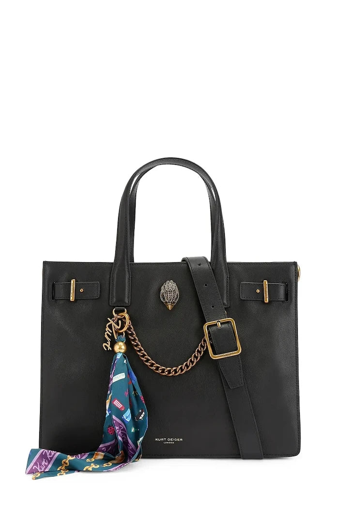 Kurt Geiger London kadın deri alışveriş çantası SLOANE