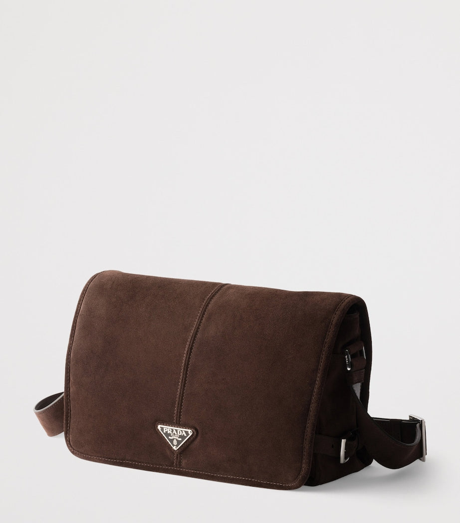 Prada Suede Shoulder Bag