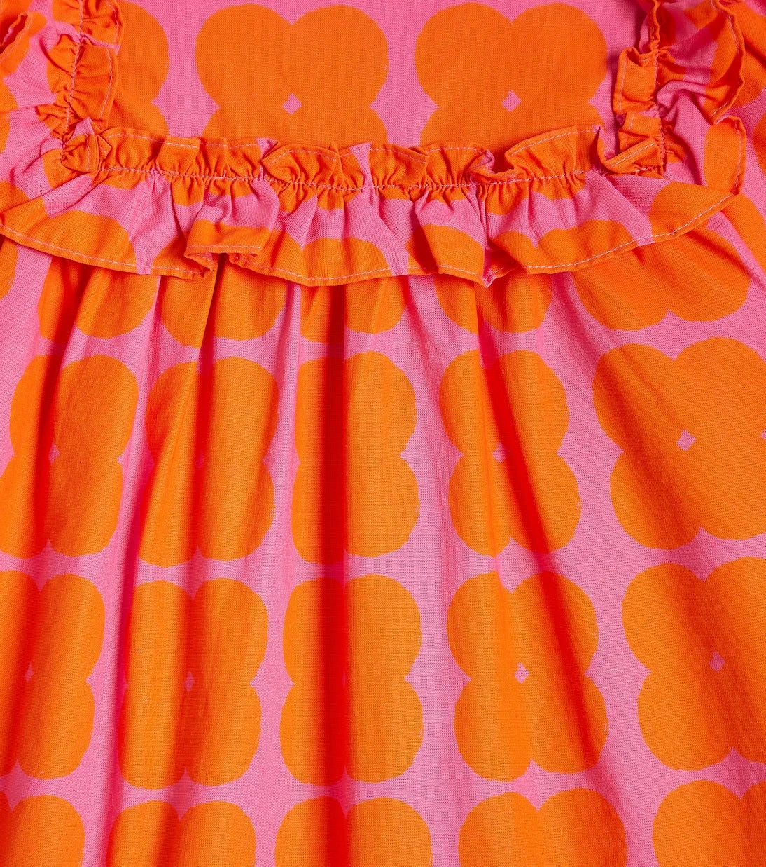 Jellymallow - Clover ruffle-trimmed cotton dress