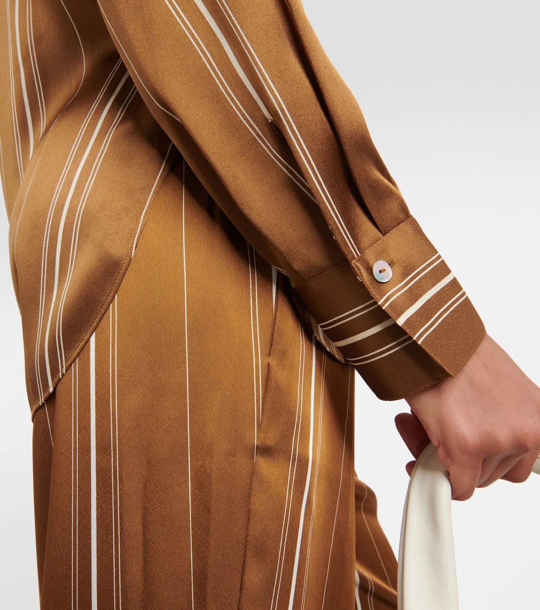 Vince - Striped silk shirt