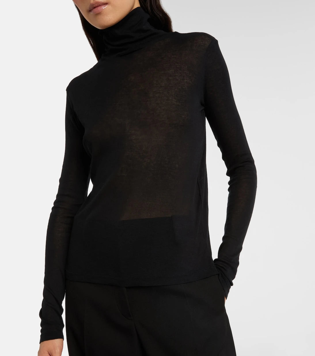 The Frankie Shop - Evren cotton turtleneck top