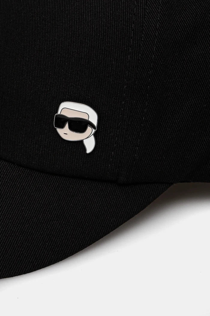 Karl Lagerfeld Pamuklu Vizörlü Şapka