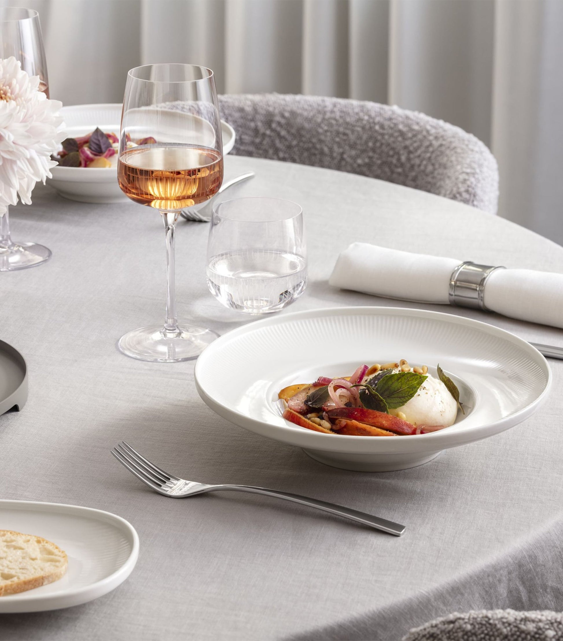 Set of 4 Crystal Afina Water Glasses (200ml)