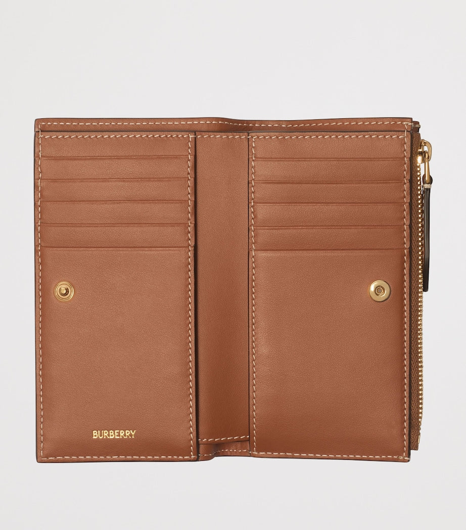 Brown Medium Check Bifold Wallet