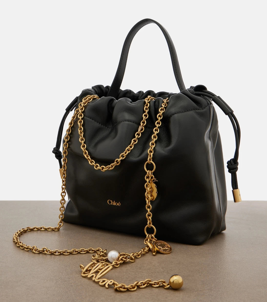 Chloé - Chloé Icons Small leather shoulder bag