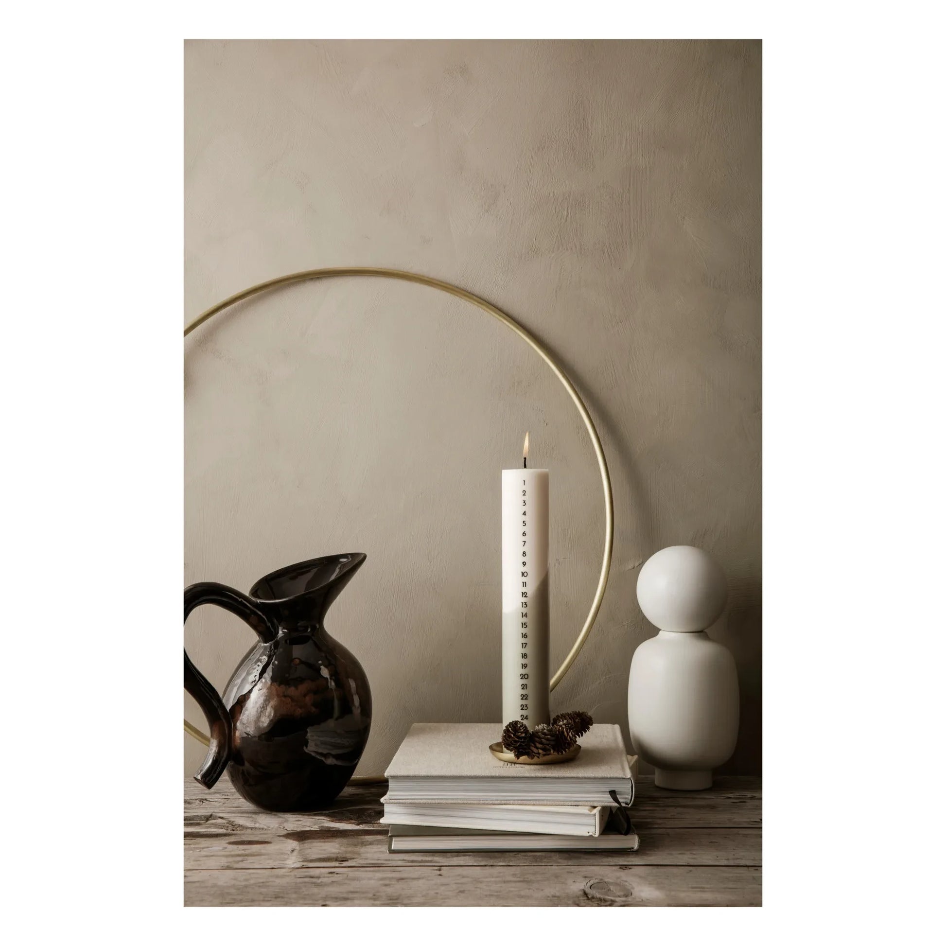 Ferm Living - Muse Talia ceramic vase | White