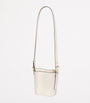 Cartier White Small Leather Panthère C de Cartier Bucket Bag
